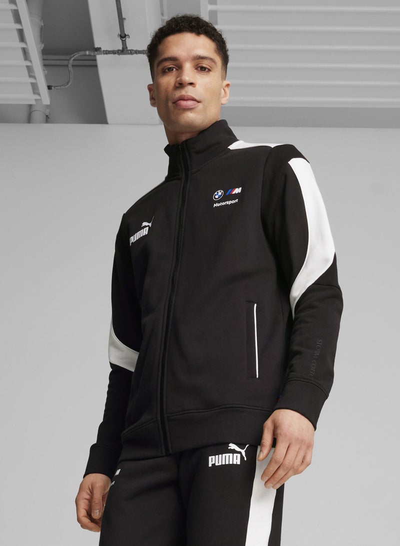PUMA BMW M Motorsport MT7+ Sweat Mens Black Jacket - Image 1